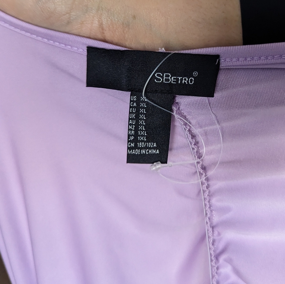 SBetro Lilac Bodycon Dress - Picture 2 of 10